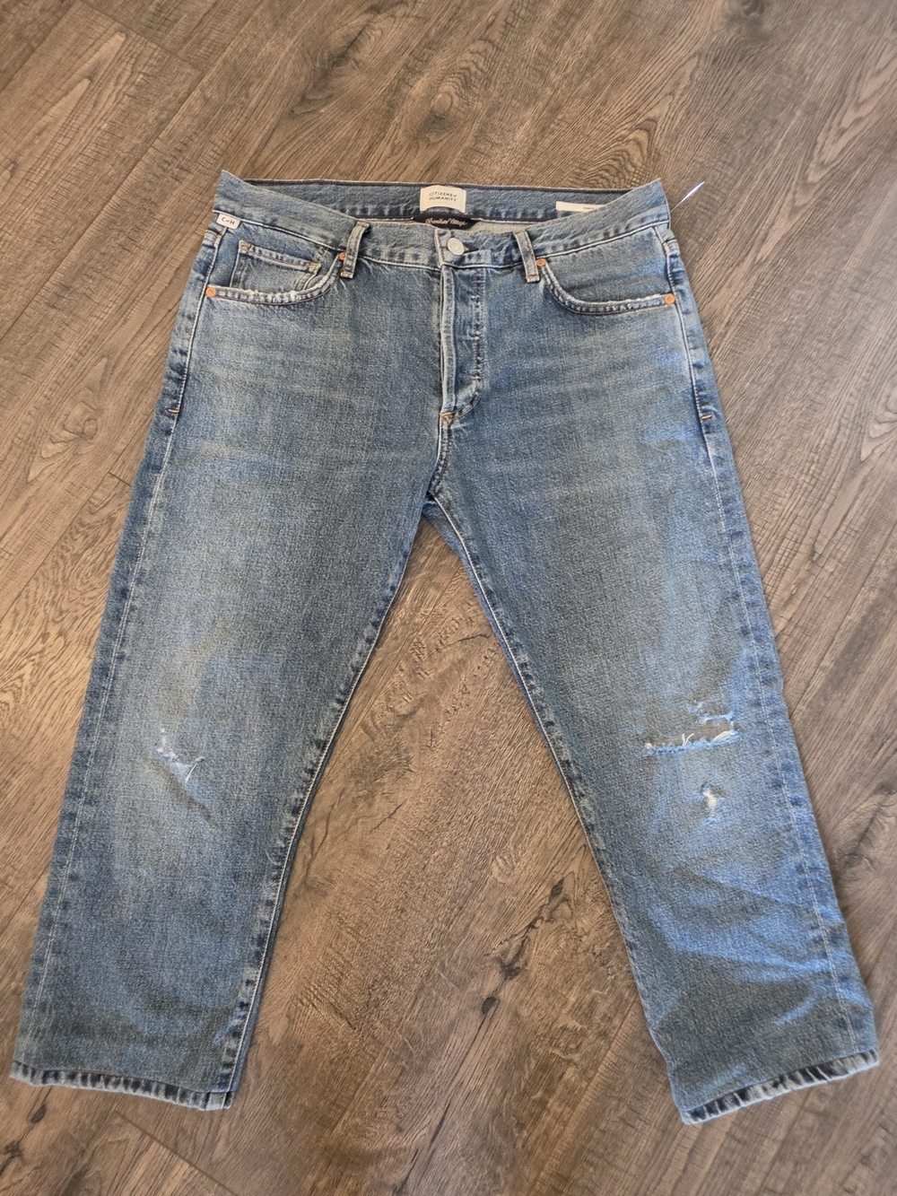 Citizens‎ Of Humanity Light Blue Relaxed Fit Jeans